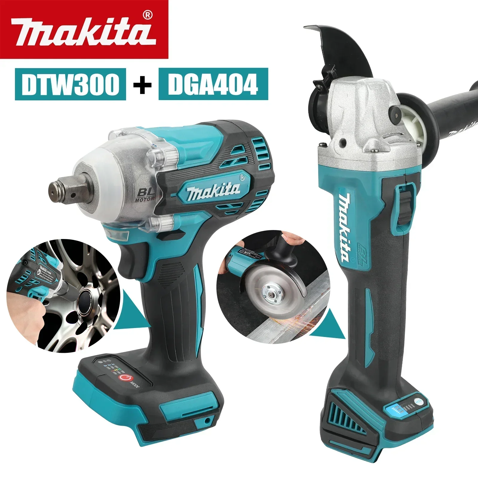 Makita Drill Dtw300 - Combo Makita DTW300 o DGA404: Llave