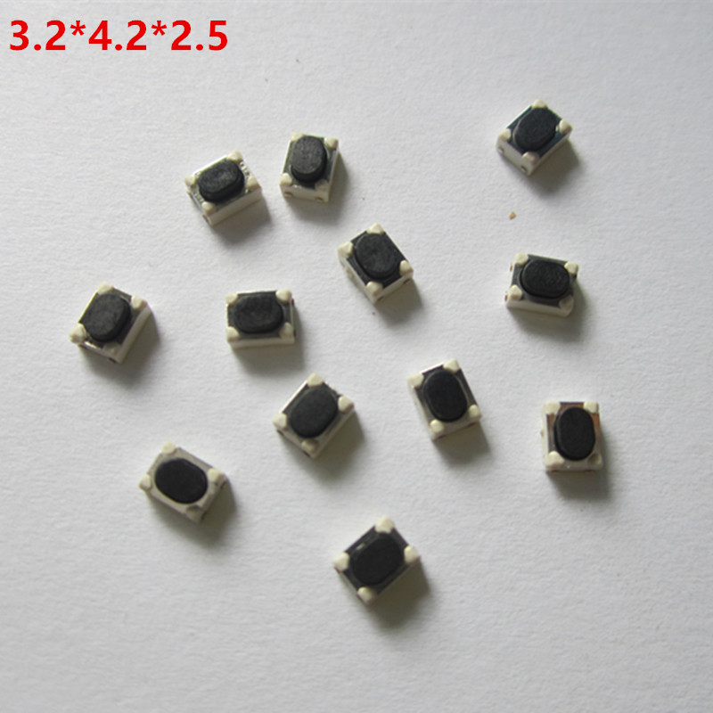Push Button Tactile - 20 piezas de microinterruptores de 3.2*4.2*2.5,