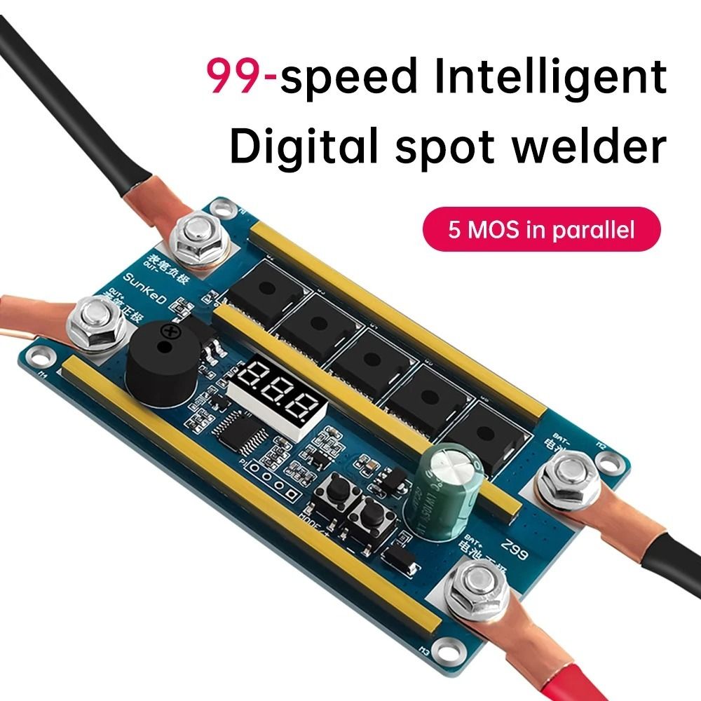 Diy Electronics Spot Welder - Soldadora de Puntos Portátil de 12V