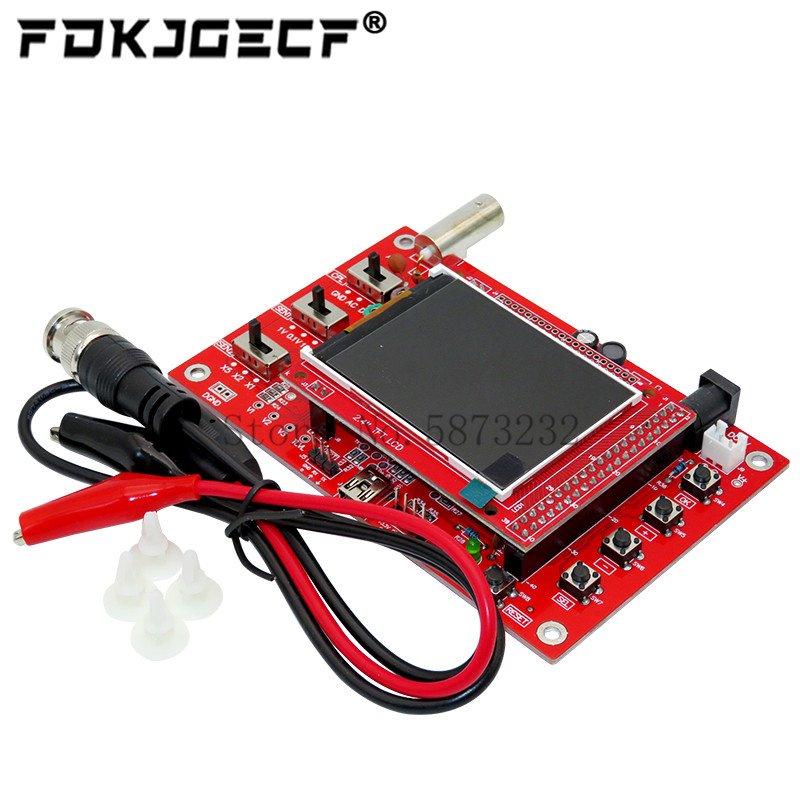 Diy Box Electronics Mall - DSO138-osciloscopio Digital con pantalla TFT de