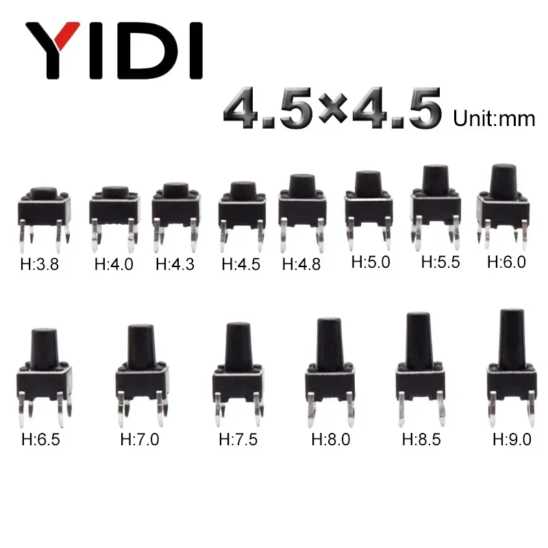 Push Button Tactile - 50 Uds Panel PCB encendido apagado