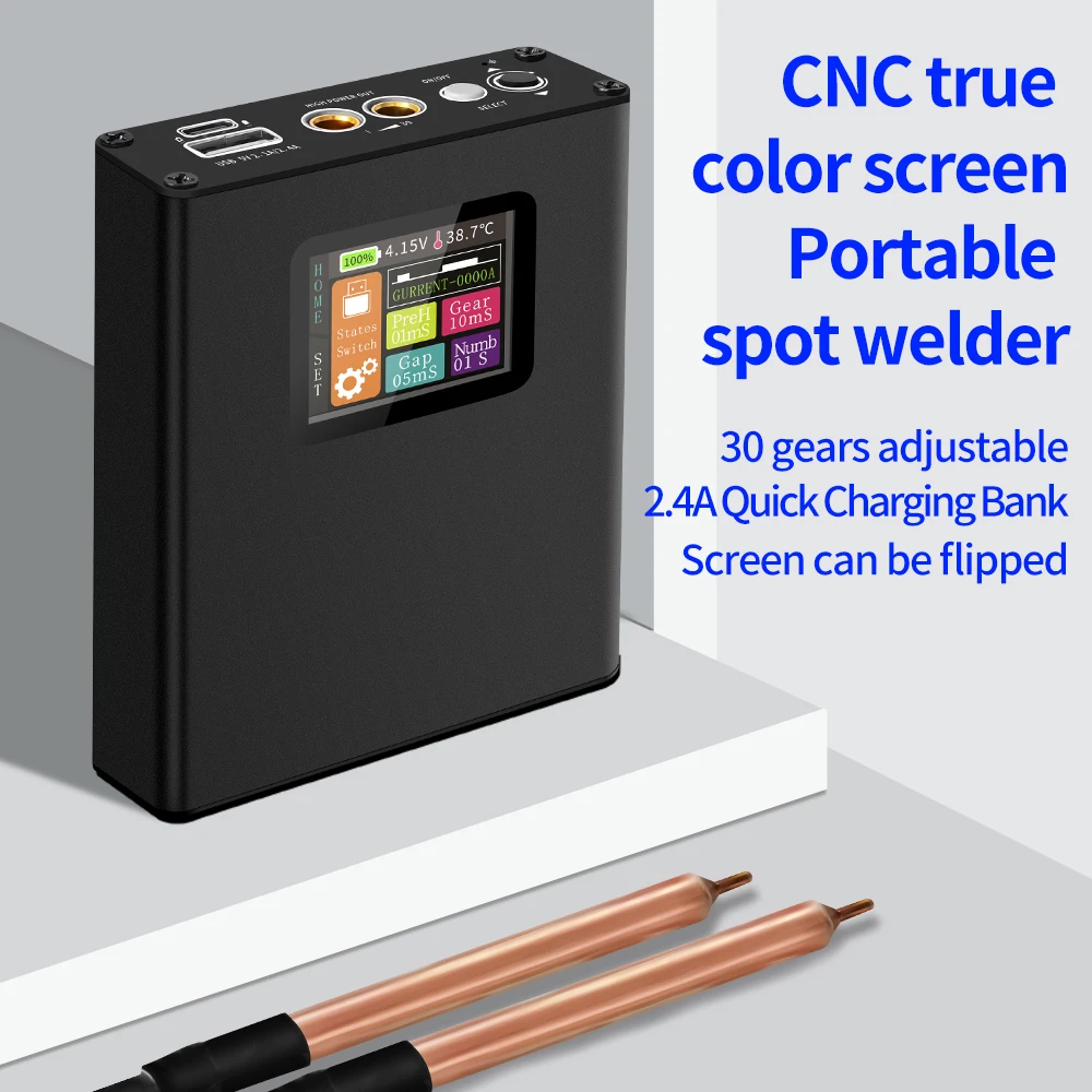 Diy Electronics Spot Welder - Soldador por Puntos con Pantalla Digital,