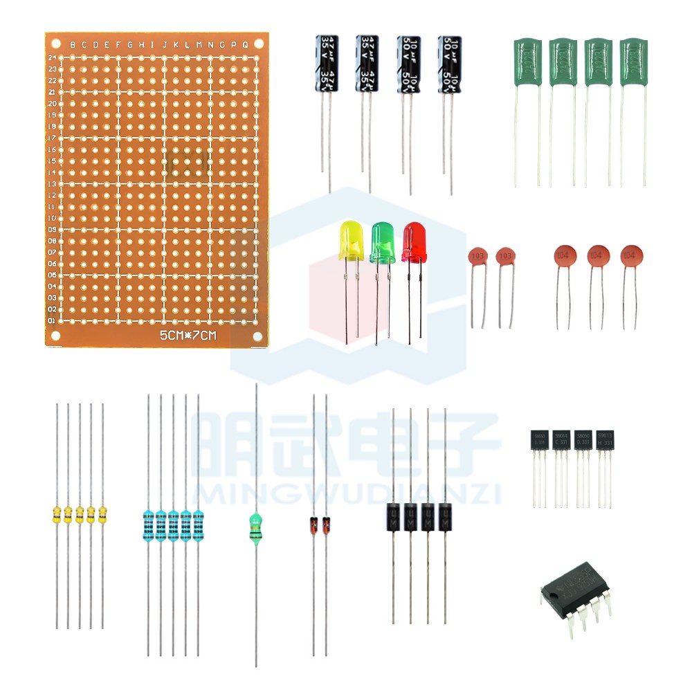 Diy Electronics Basics - Kit de práctica de soldadura para