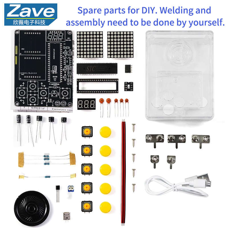 Diy Electronics Game - Kit de fabricación de consolas de