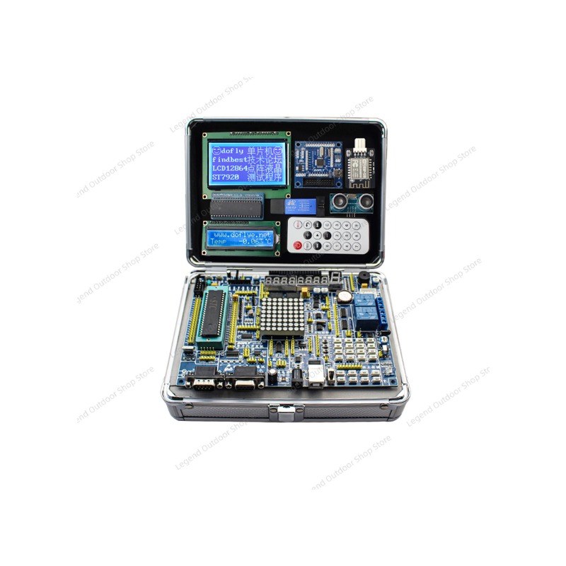 Diy Electronics Project Kit - Placa de Desarrollo LY-51S 51MCU, Caja