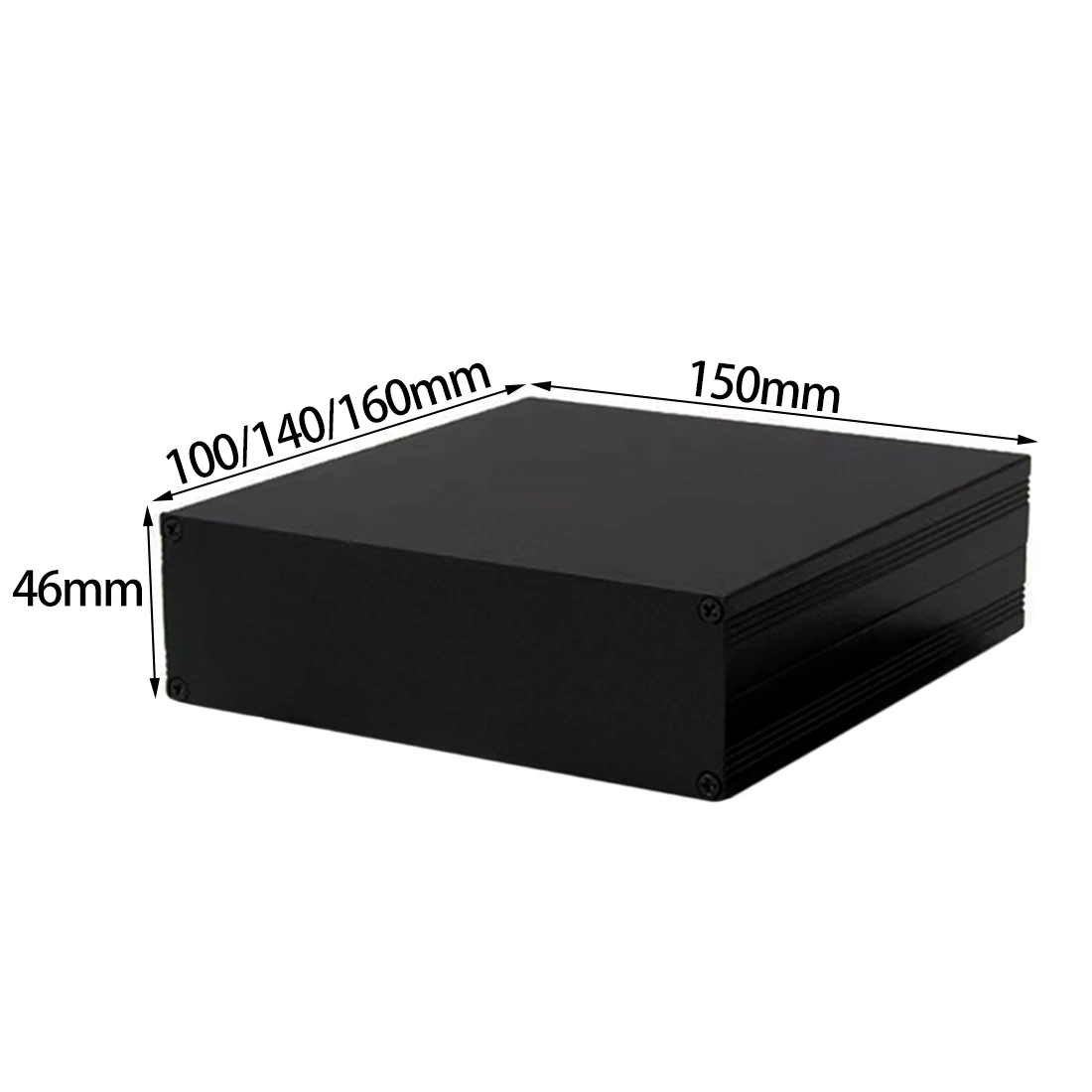 Diy Electronics Box - Carcasa de aluminio impermeable, caja dividida