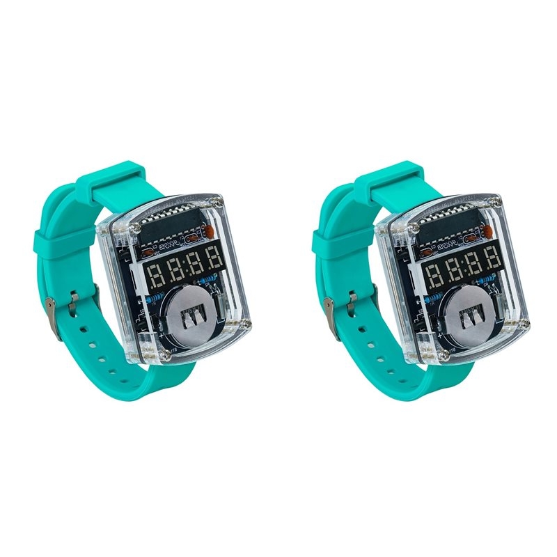 Diy Electronics Project Kit - 2X Kit de reloj LED DIY,