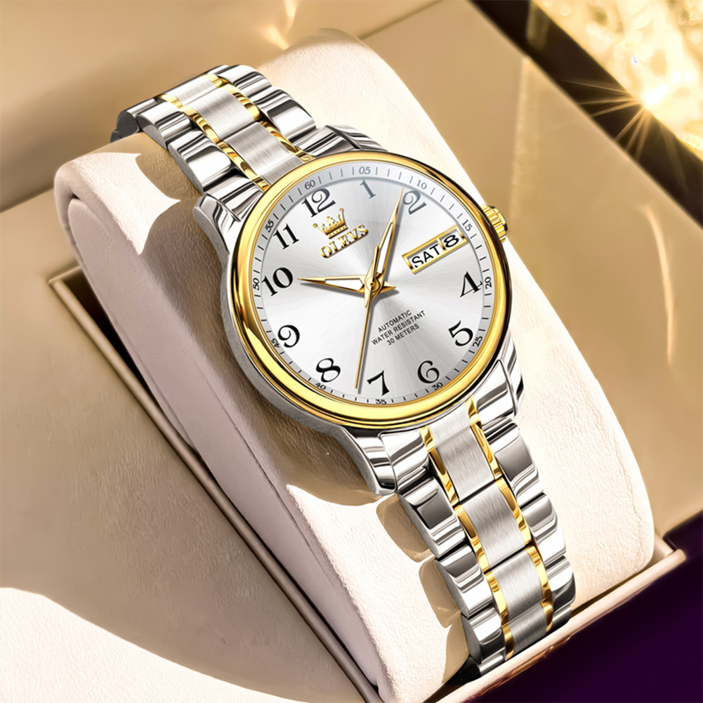 Push Button Tactile - OLEVS Reloj de lujo para mujer,