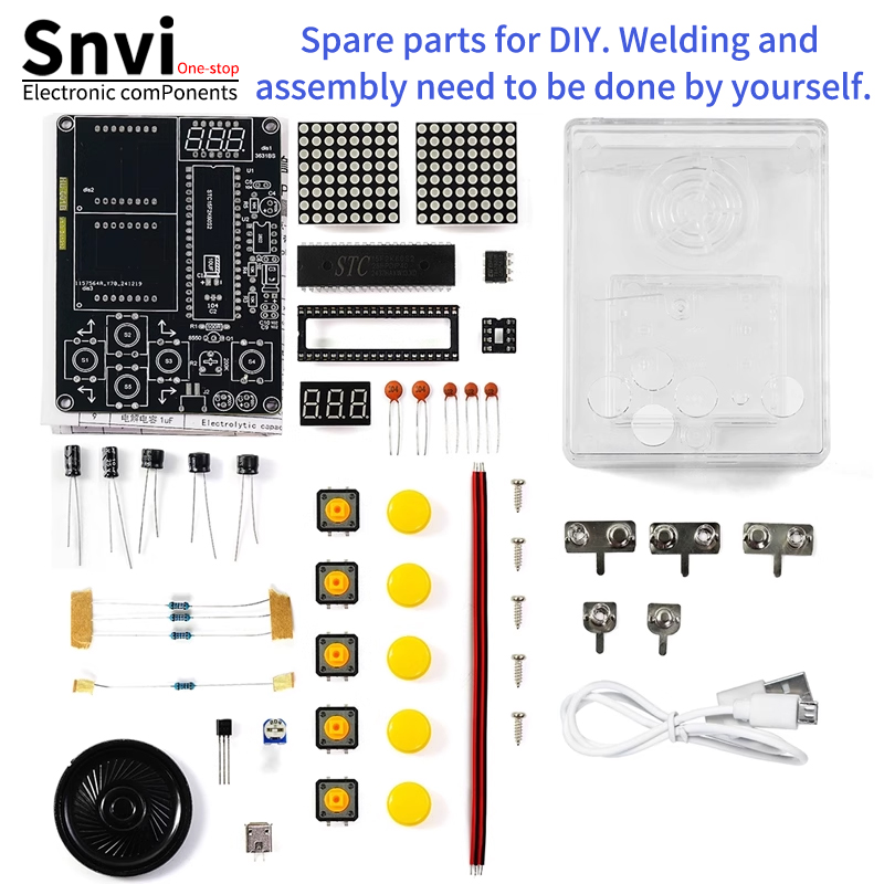 Diy Electronics Game - Kit de Consola de Juegos de