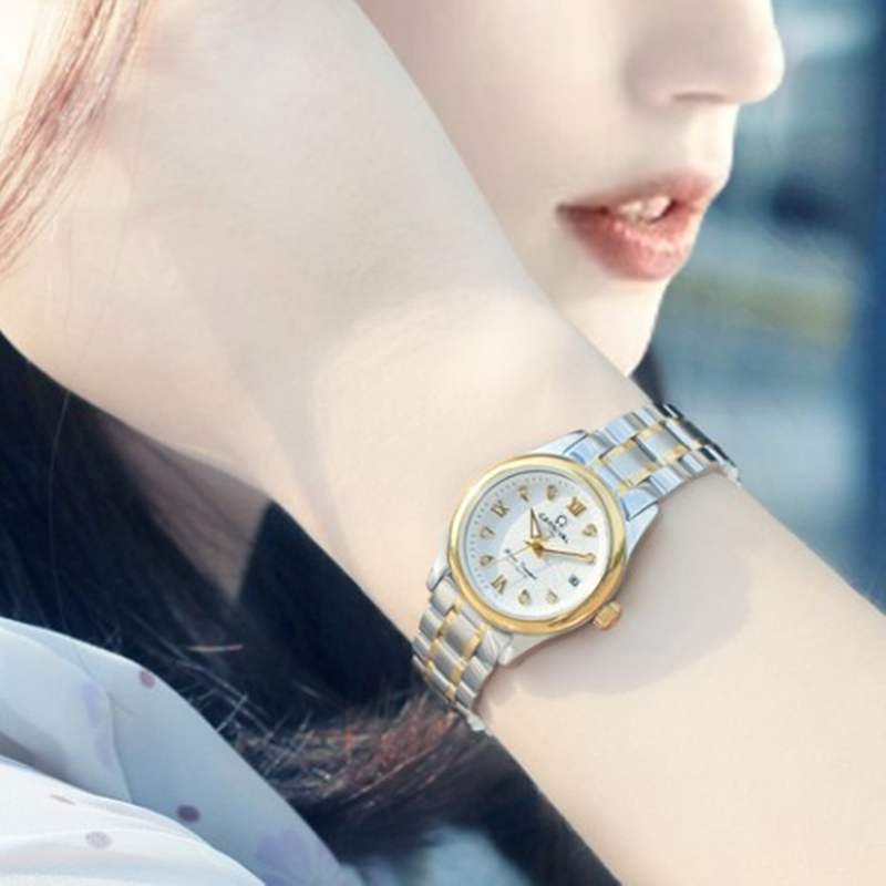 Push Button Tactile - Carnival-Reloj mecánico automático para Mujer, accesorio
