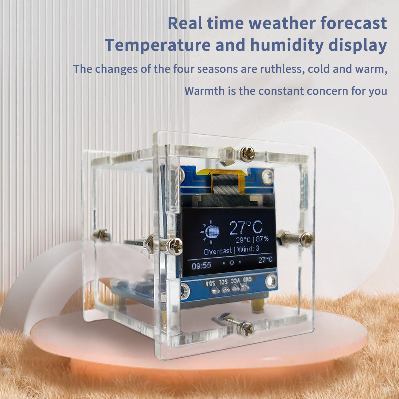 Kit de Reloj Meteorológico Min - Diy Electronics Project Kit reseña y precio