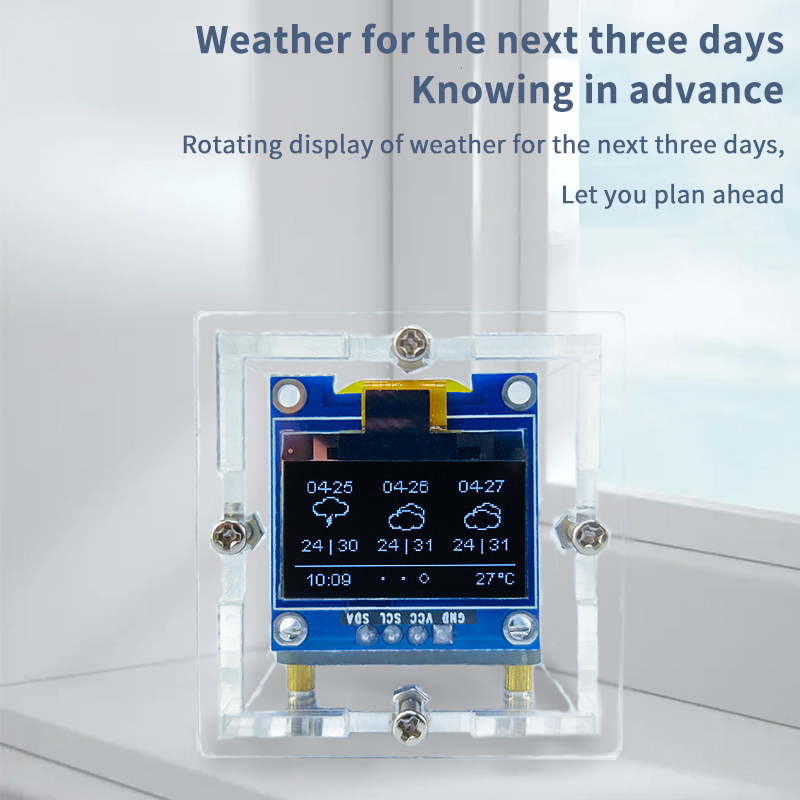 Kit de Reloj Meteorológico Min - Diy Electronics Project Kit reseña y precio