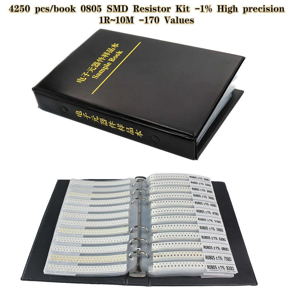4250 Uds 0805 Kit de libro de  - Diy Electronics Book reseña y precio
