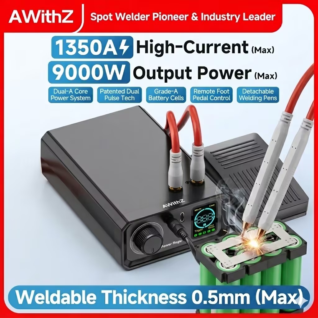 Awithz-soldador por puntos de  - Diy Electronics Spot Welder reseña y precio