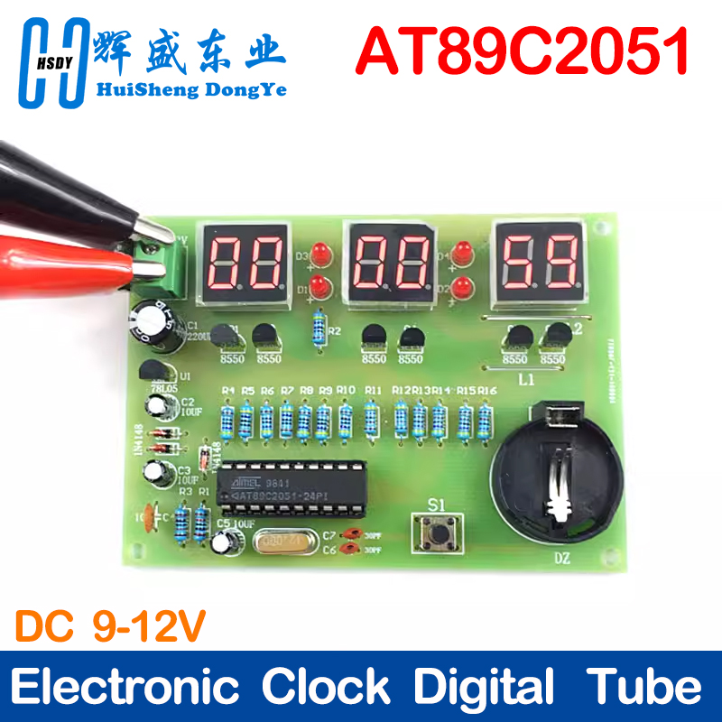 Kits de bricolaje AT89C2051 re - Diy Electronics Youtube reseña y precio