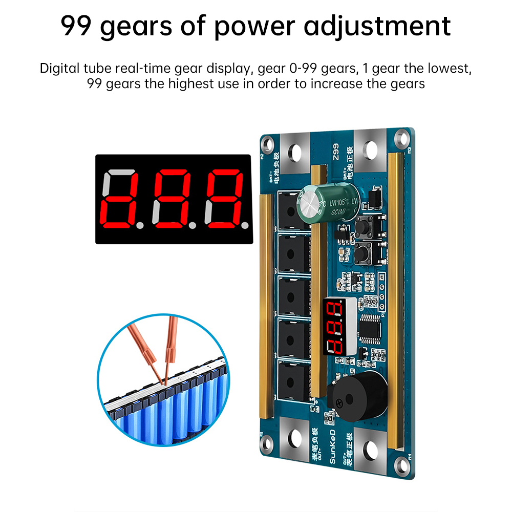 Soldadora de Puntos de 12V, Pl - Diy Electronics Spot Welder reseña y precio