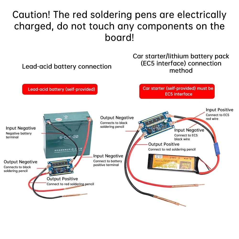Soldadora de Puntos Portátil d - Diy Electronics Spot Welder reseña y precio