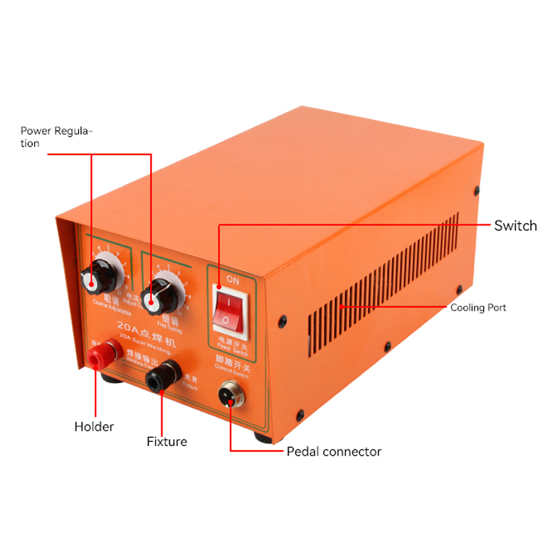 Soldador por puntos de joyería - Diy Electronics Spot Welder reseña y precio