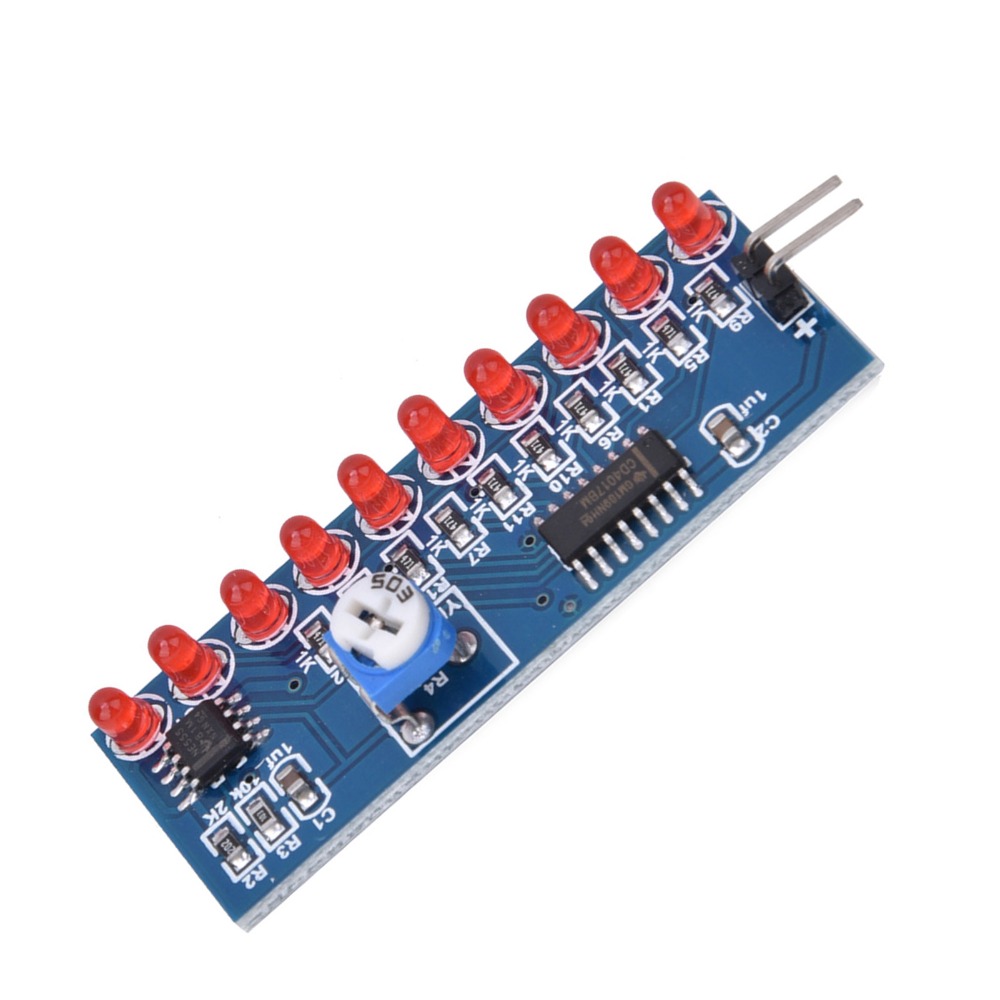 2 uds NE555 CD4017 efecto de l - Diy Electronics Project Kit reseña y precio