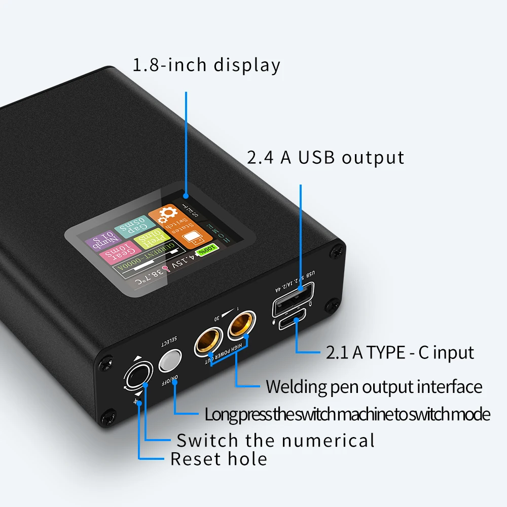 Soldador por Puntos con Pantal - Diy Electronics Spot Welder reseña y precio
