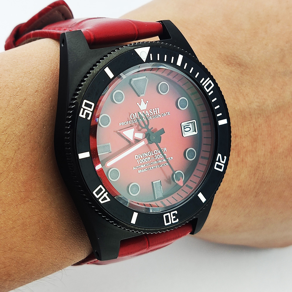 Reloj personalizado de 40.5mm  - Push Button Tactile reseña y precio
