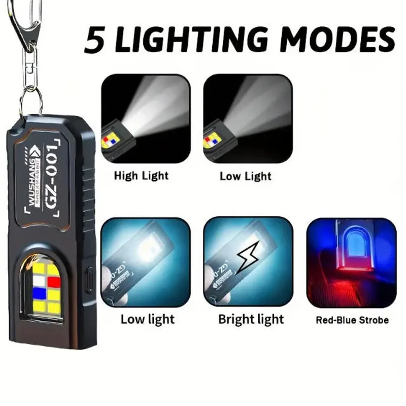 Potente Mini Linterna LED COB  - Diy Lamp Electronics reseña y precio
