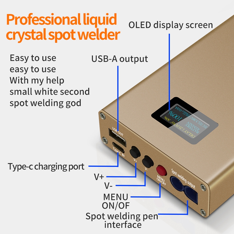Máquina soldadora por puntos p - Diy Electronics Spot Welder reseña y precio