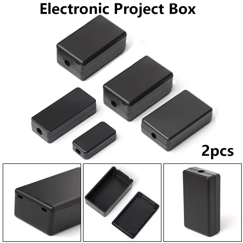 Caja negra de plástico imperme - Diy Electronics Box reseña y precio