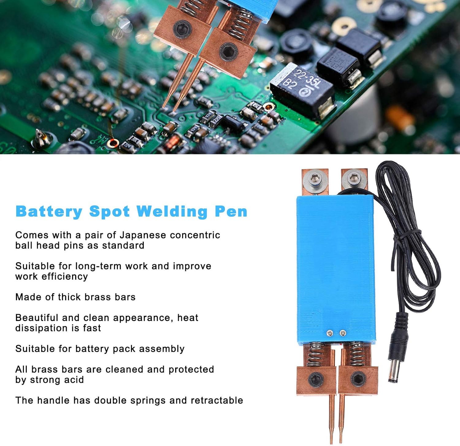 Lápiz de soldadura por puntos  - Diy Electronics Spot Welder reseña y precio