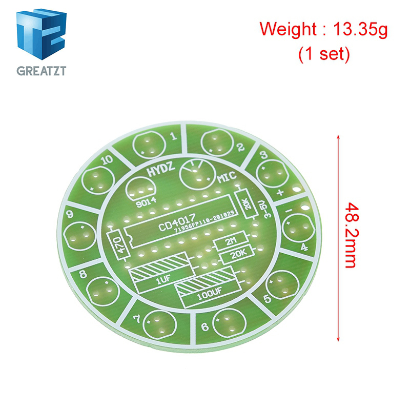 GREATZT CD4017 Kit de Luces LE - Diy Electronics Lab reseña y precio