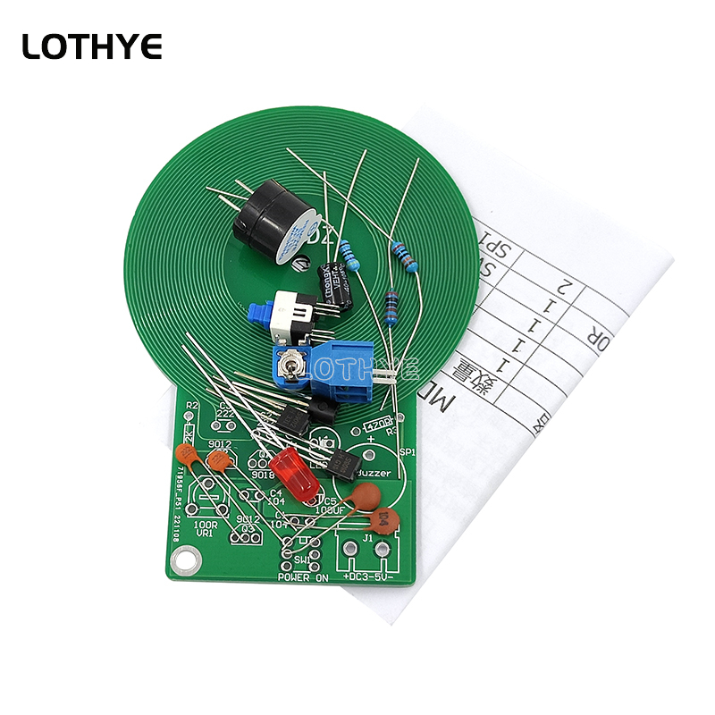 Kit de Detector de metales DC  - Diy Electronics Soldering Kit reseña y precio