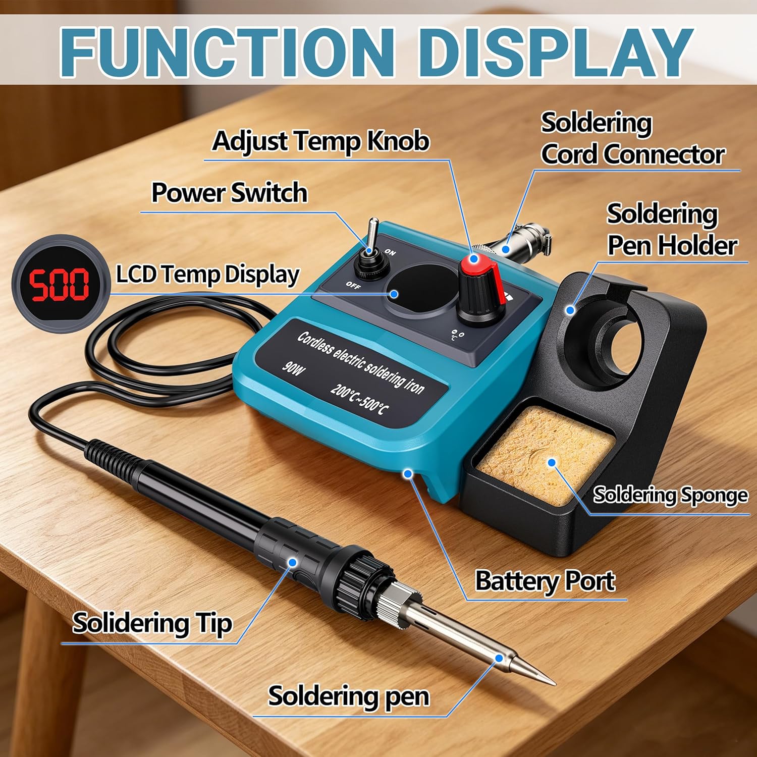 Kit de Soldador Inalámbrico Di - Diy Electronics Soldering Kit reseña y precio
