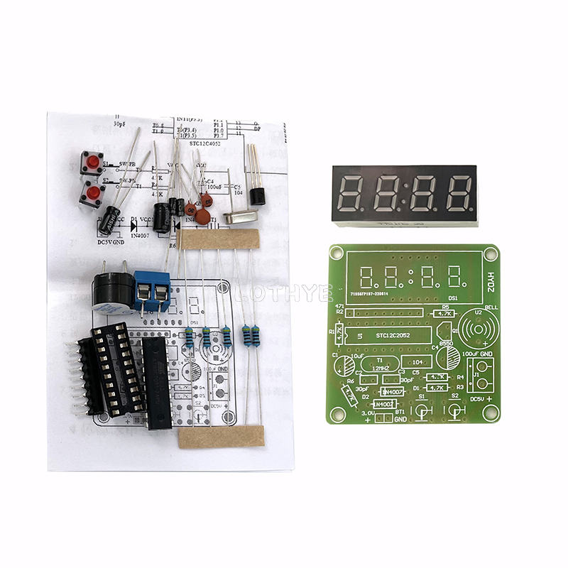 Kit electrónico DIY LED 4 relo - Diy Electronics Youtube reseña y precio