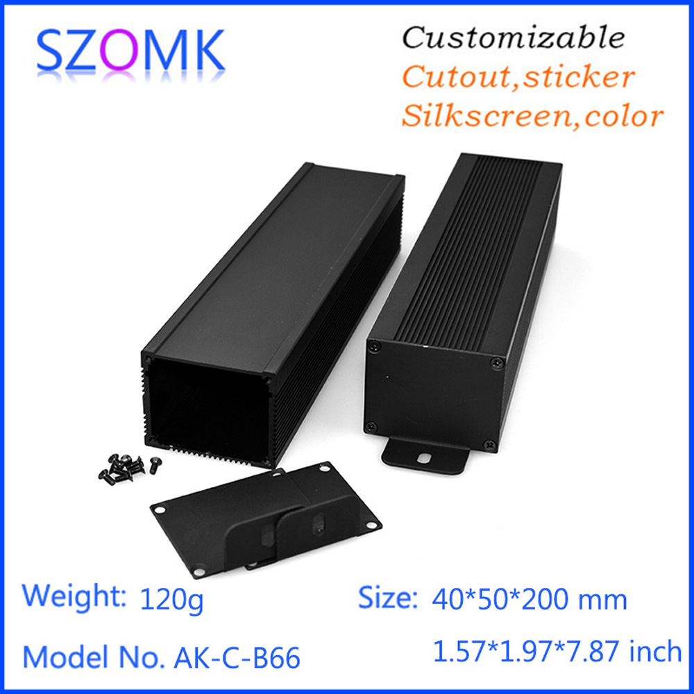 Caja de aluminio de 40x50x200m - Diy Box Electronics Mall reseña y precio