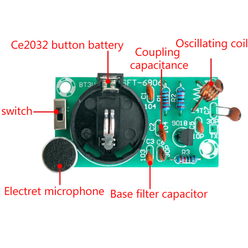 * * Kit de Transmisor de Radio - Diy Electronics Set reseña y precio