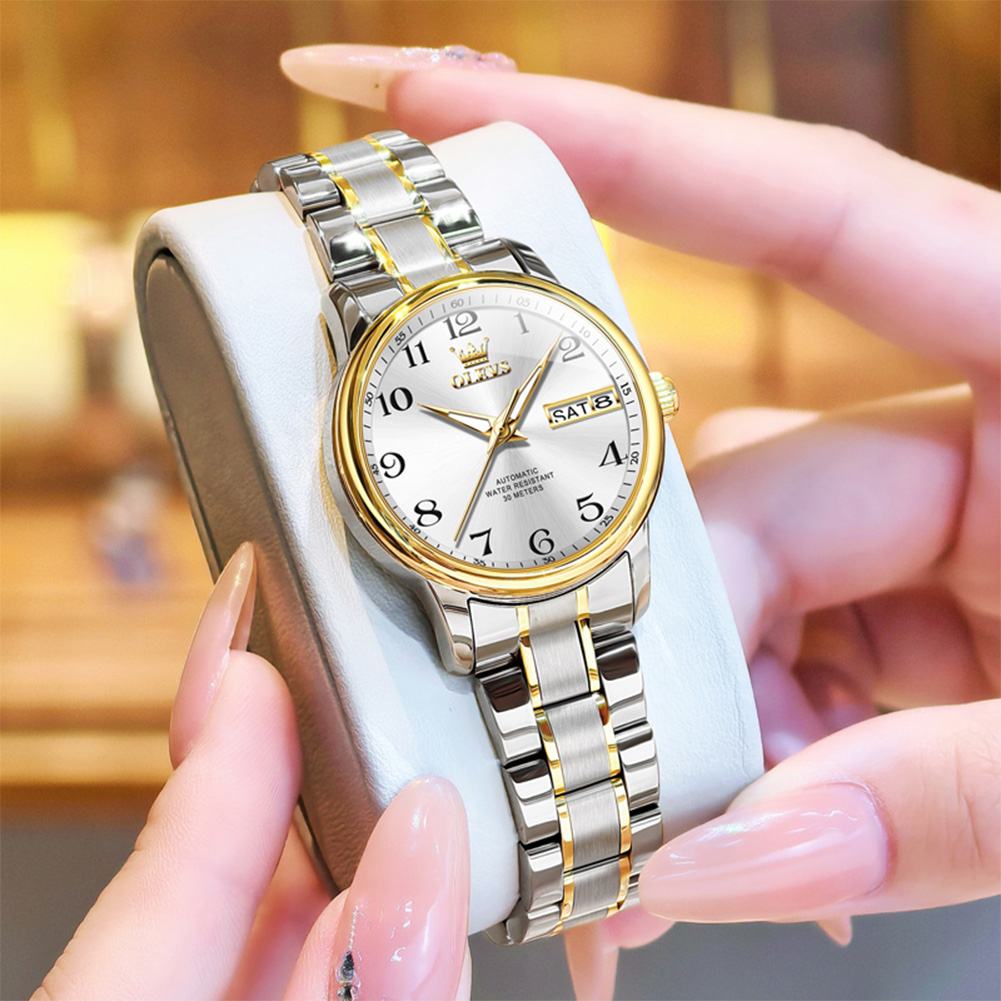 OLEVS Reloj de lujo para mujer - Push Button Tactile reseña y precio