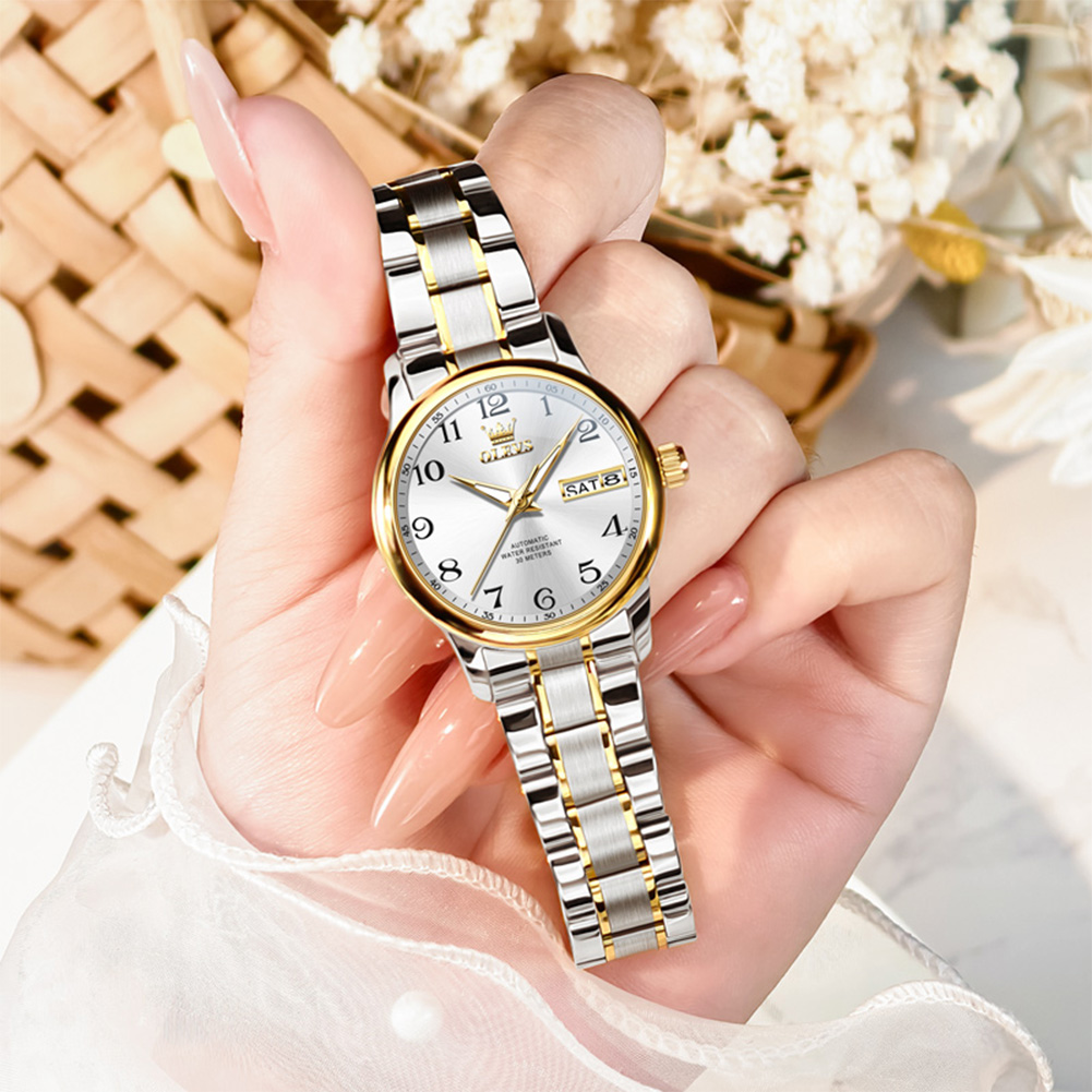 OLEVS Reloj de lujo para mujer - Push Button Tactile reseña y precio
