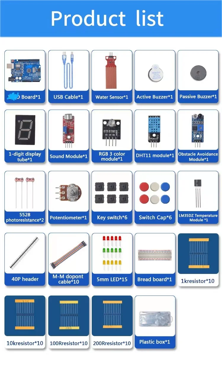 Kit básico de iniciación para  - Diy Electronics Basics reseña y precio
