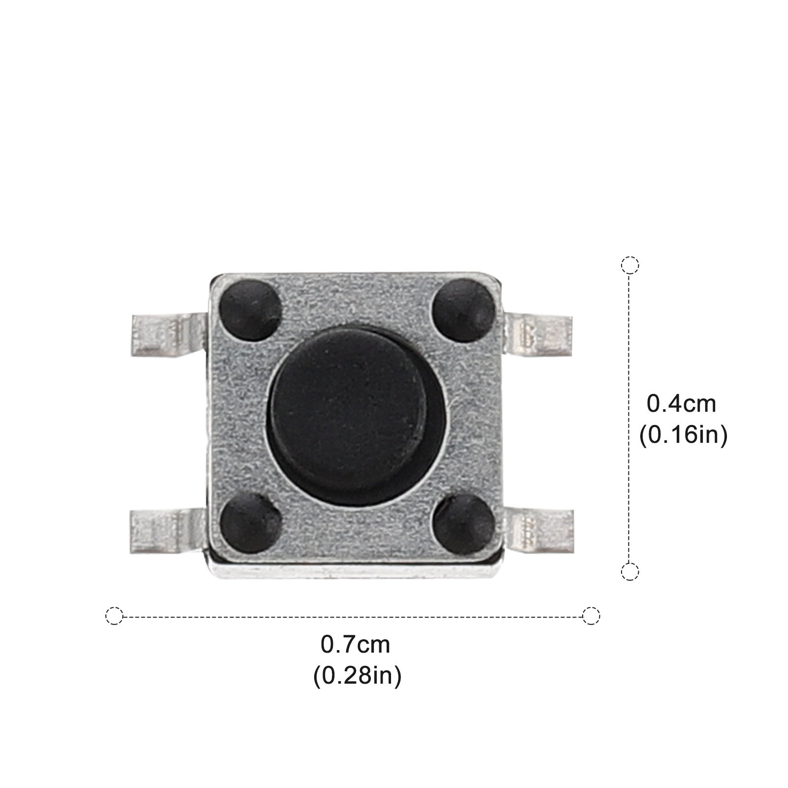 100 piezas de interruptores tá - Push Button Tactile reseña y precio