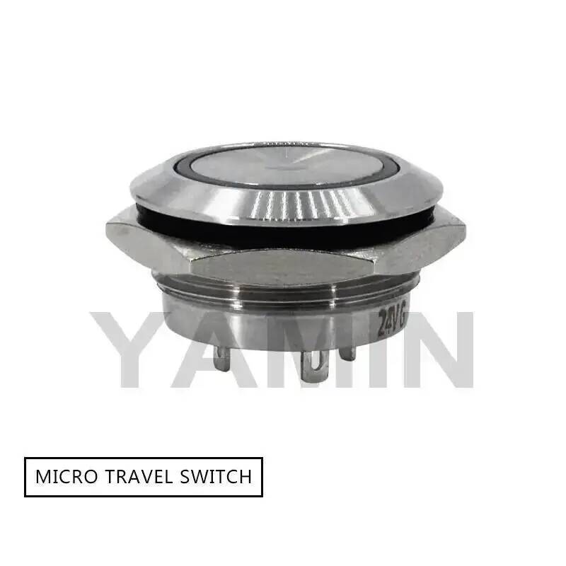 Interruptor de botón metálico  - Push Button Tactile reseña y precio