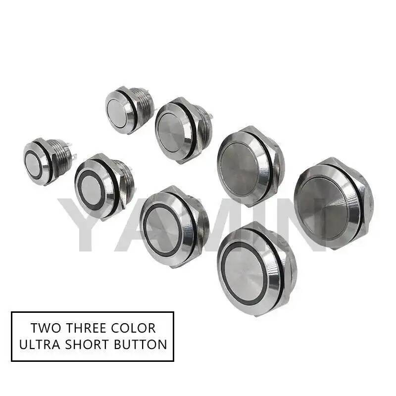 Interruptor de botón metálico  - Push Button Tactile reseña y precio