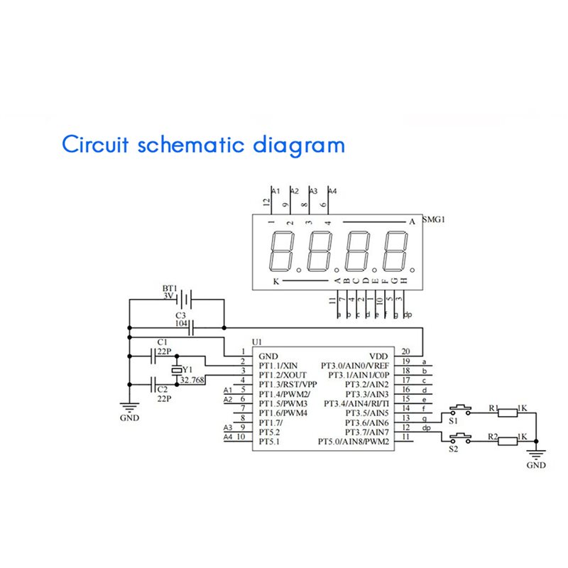Kit de reloj LED DIY 2X, reloj - Diy Electronics Project Kit reseña y precio