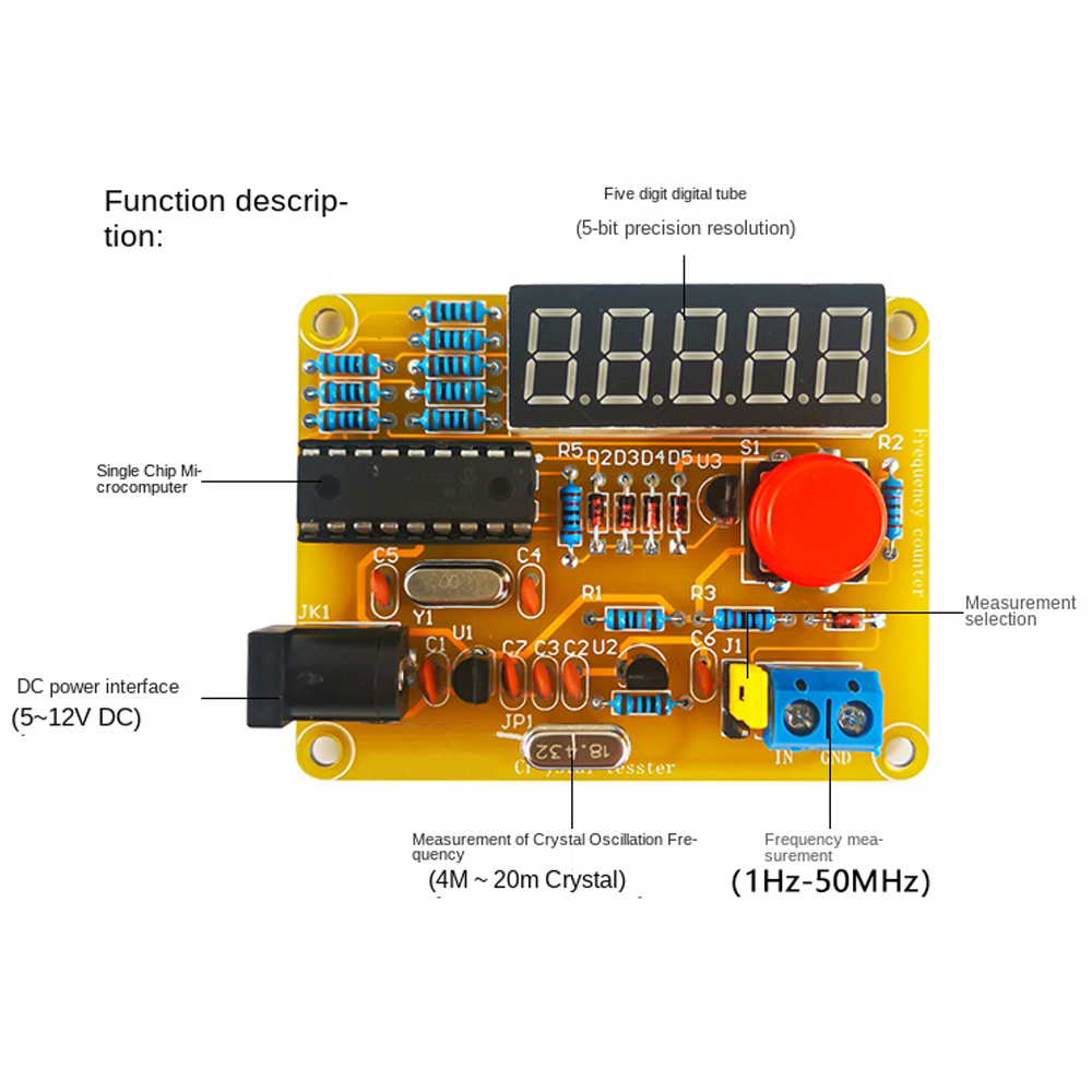Kit de medición de frecuencia  - Diy Electronics Youtube reseña y precio